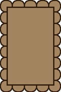 Brown Scallop Jute